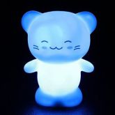 feliz gato luz da noite estilo (cor aleatória) COD.: 004